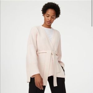 Club Monaco aldoh belted cardigan - light lilac color